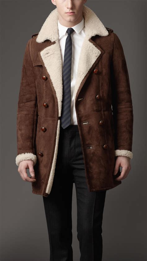 burberry sheepskin coat|burberry cashmere jacket.